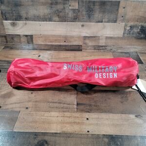 Swiss Military Portable Folding Red  Camp Table